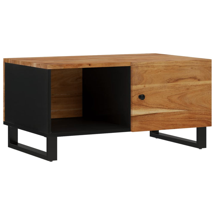 Soffbord 80X50X40 Cm Massivt Akaciaträ Och Konstruerat Trä