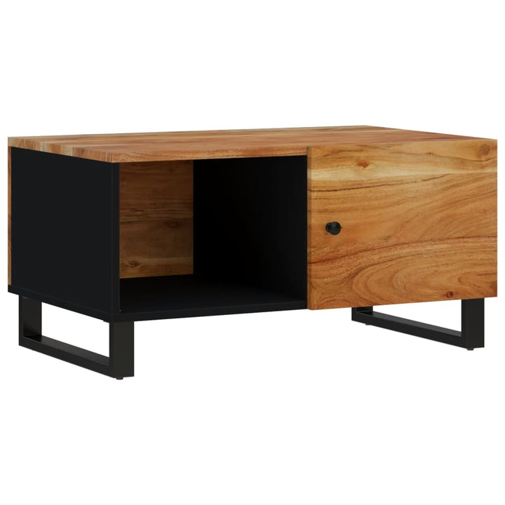 Soffbord 80X50X40 Cm Massivt Akaciaträ Och Konstruerat Trä
