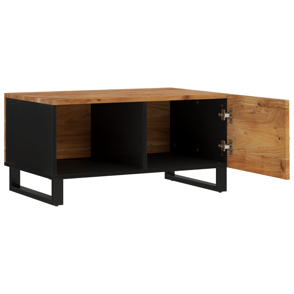 Soffbord 80X50X40 Cm Massivt Akaciaträ Och Konstruerat Trä