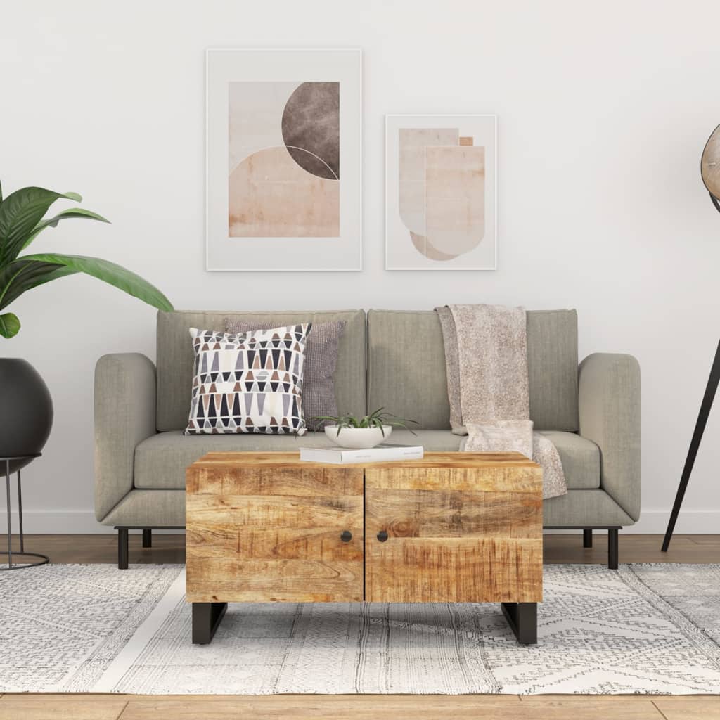 Soffbord 80X50X40 Cm Massivt Återvunnet Och Konstruerat Trä