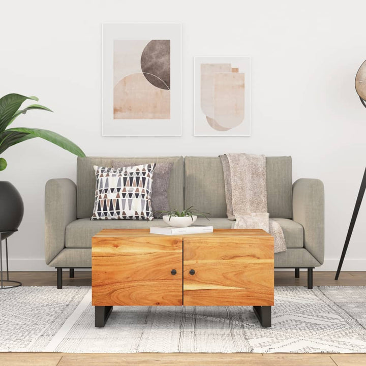 Soffbord 80X50X40 Cm Massivt Återvunnet Och Konstruerat Trä