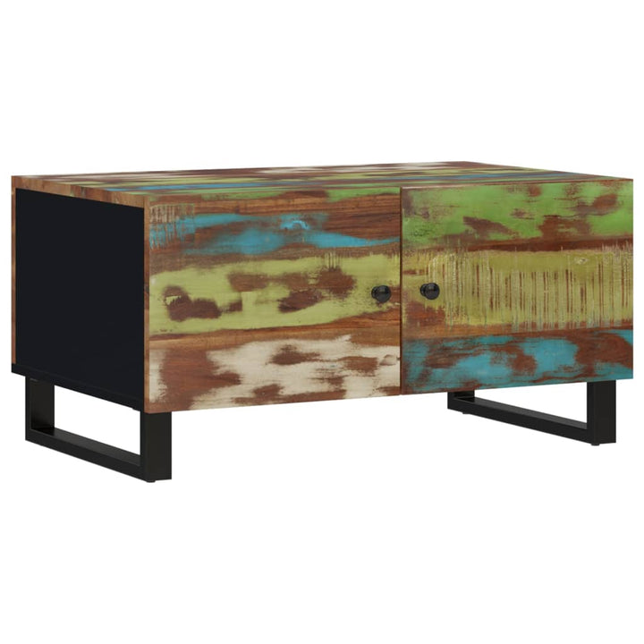 Soffbord 80X50X40 Cm Massivt Återvunnet Och Konstruerat Trä