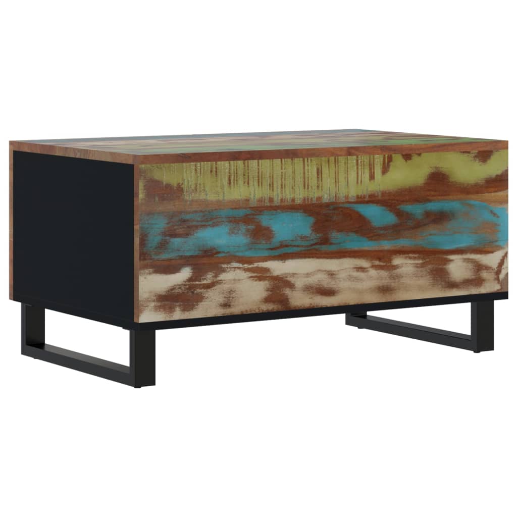 Soffbord 80X50X40 Cm Massivt Återvunnet Och Konstruerat Trä