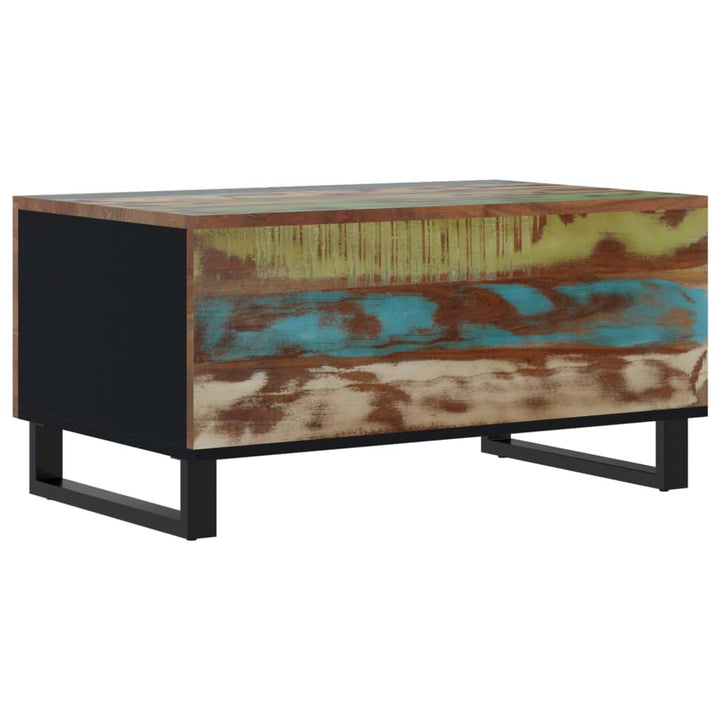 Soffbord 80X50X40 Cm Massivt Återvunnet Och Konstruerat Trä