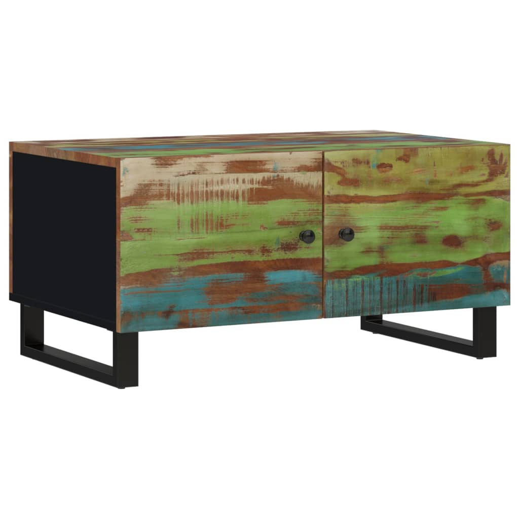 Soffbord 80X50X40 Cm Massivt Återvunnet Och Konstruerat Trä