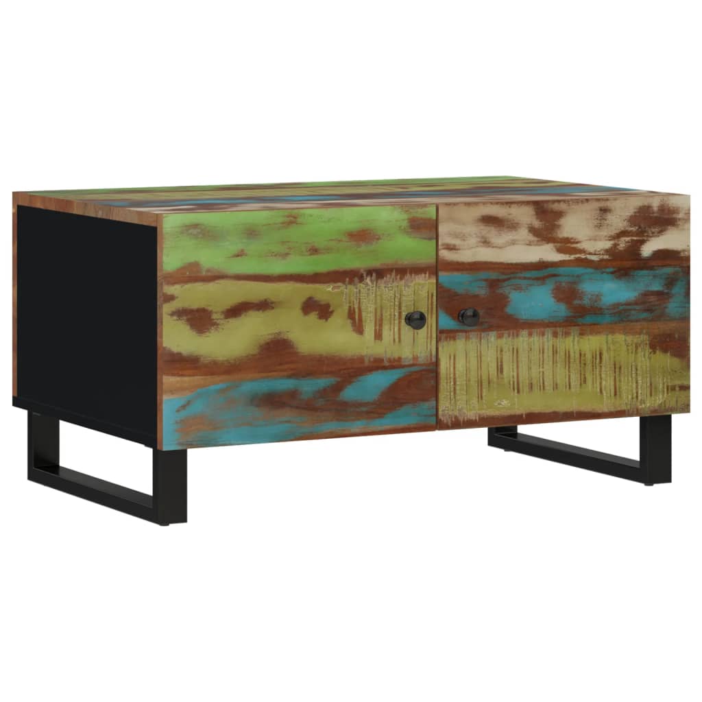 Soffbord 80X50X40 Cm Massivt Återvunnet Och Konstruerat Trä