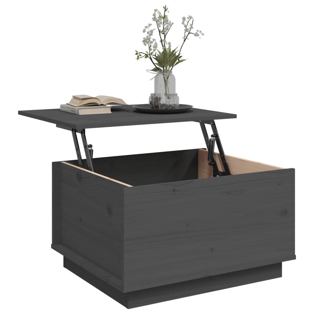 Soffbord 60X50X35 Cm Massivt Furu