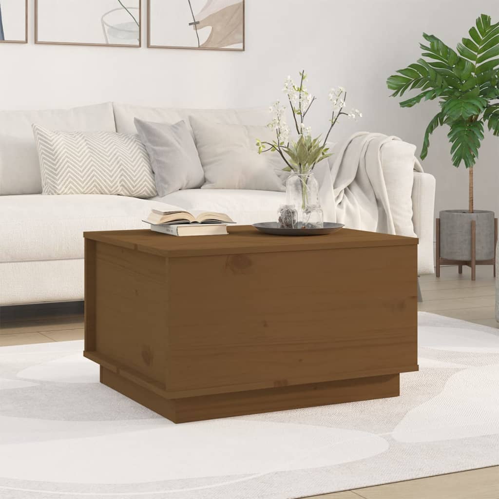 Soffbord 60X50X35 Cm Massivt Furu
