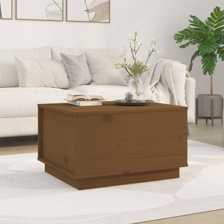 Soffbord 60X50X35 Cm Massivt Furu