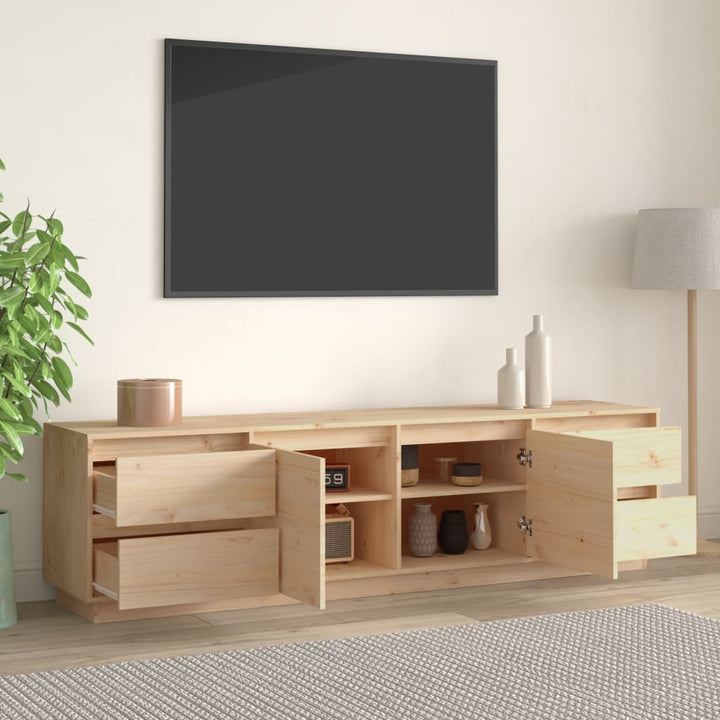 Tv-Bänk 176X37X47,5 Cm Massiv Furu