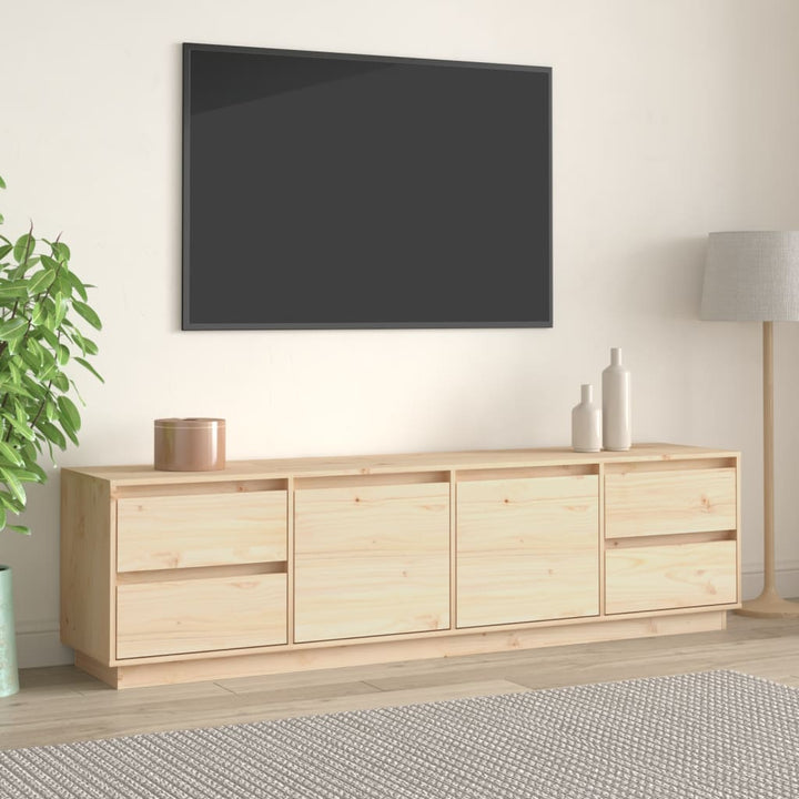 Tv-Bänk 176X37X47,5 Cm Massiv Furu