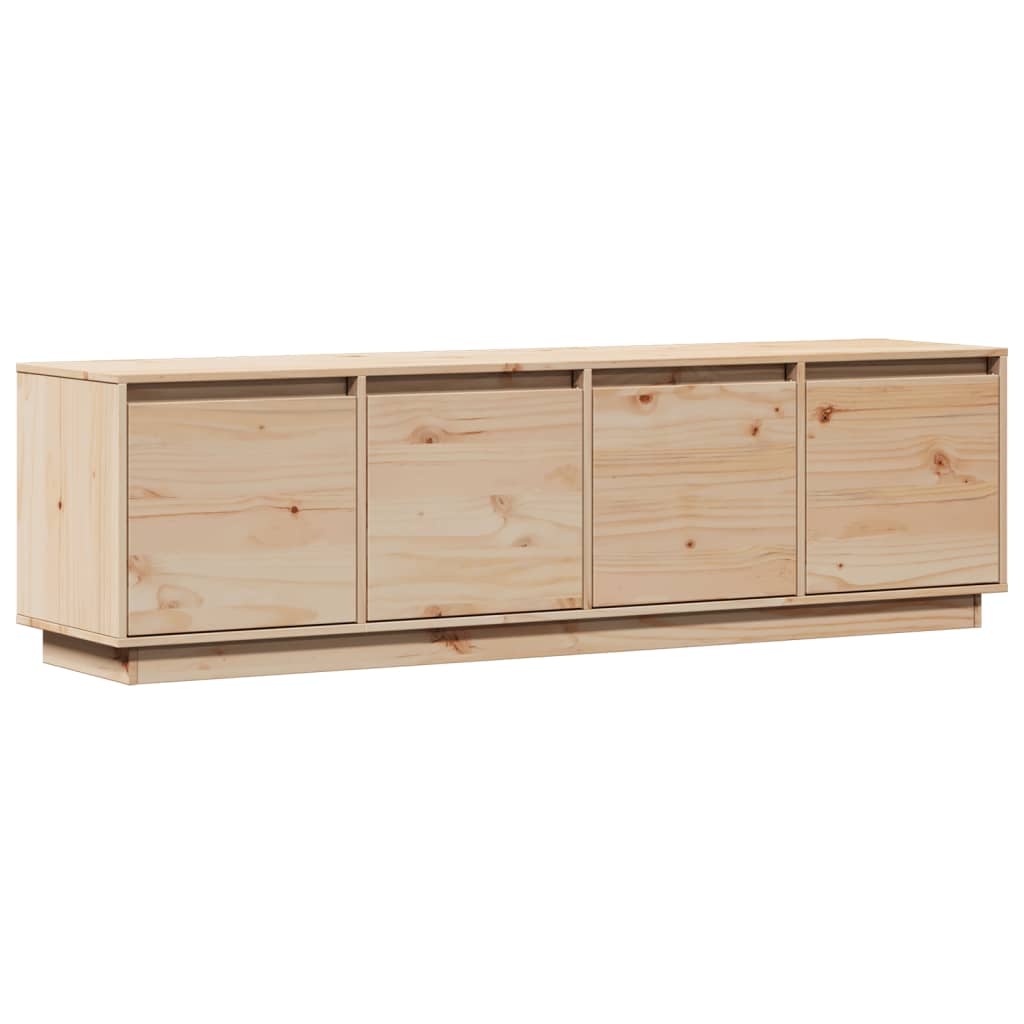 Tv-Bänk 156X37X45 Cm Massiv Furu