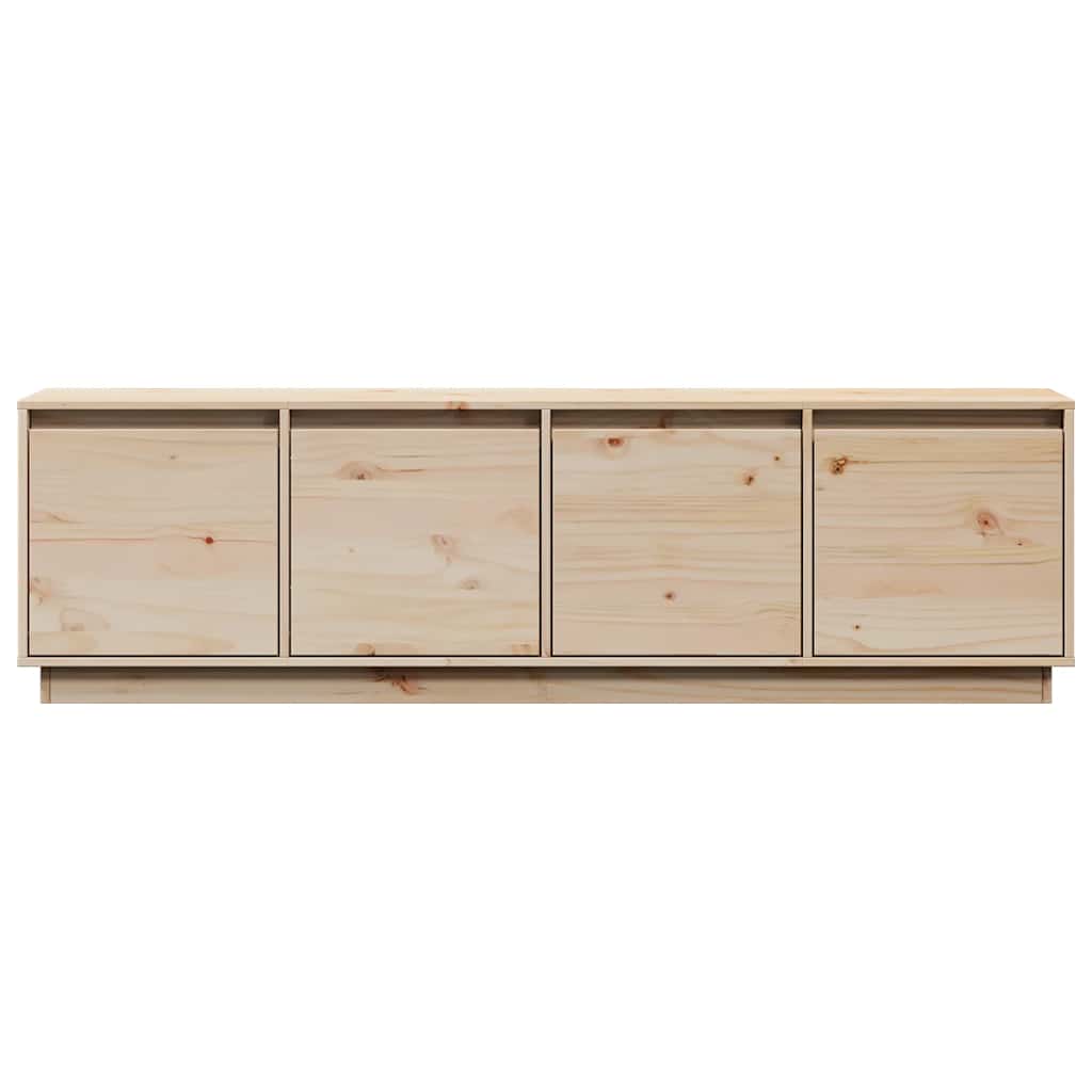Tv-Bänk 156X37X45 Cm Massiv Furu