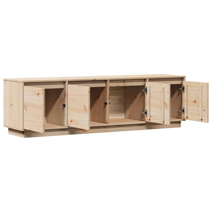 Tv-Bänk 156X37X45 Cm Massiv Furu