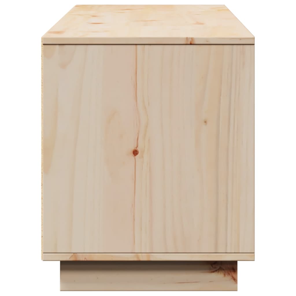 Tv-Bänk 156X37X45 Cm Massiv Furu