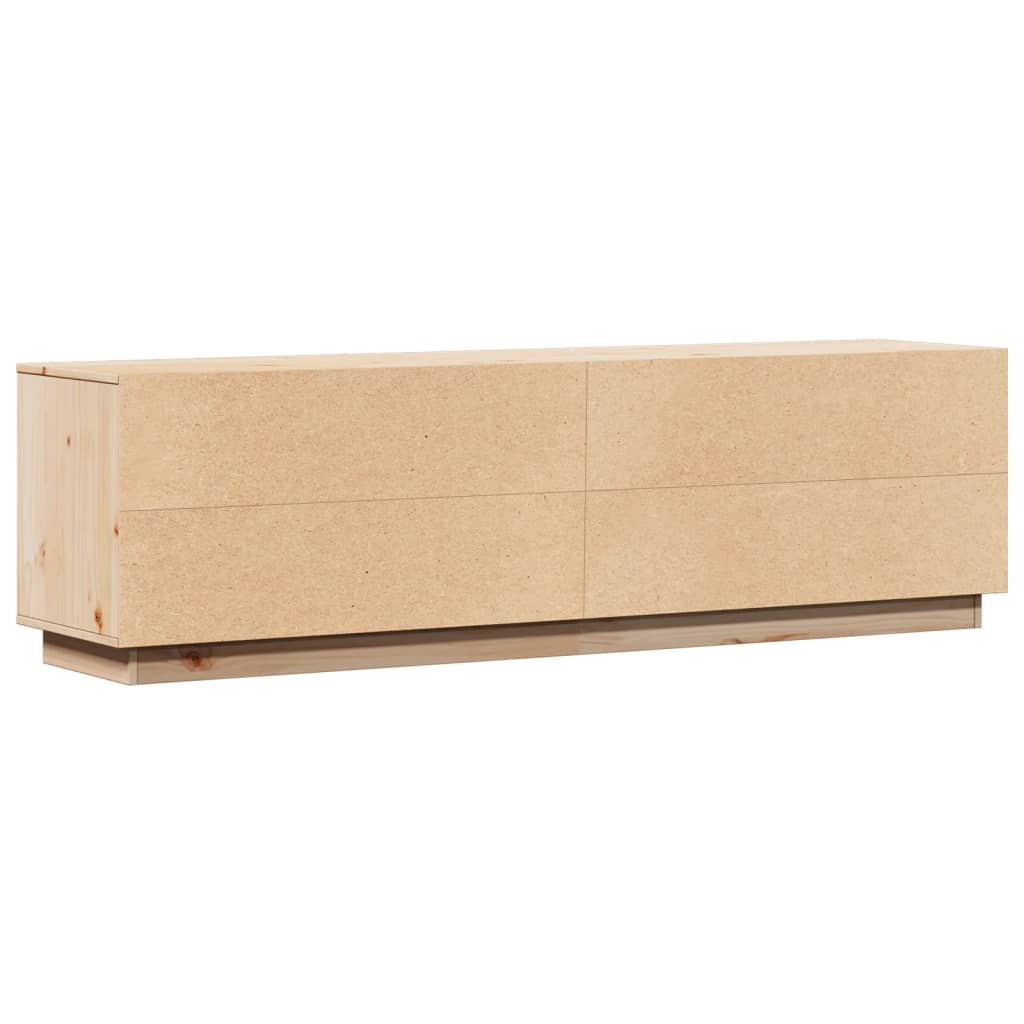 Tv-Bänk 156X37X45 Cm Massiv Furu
