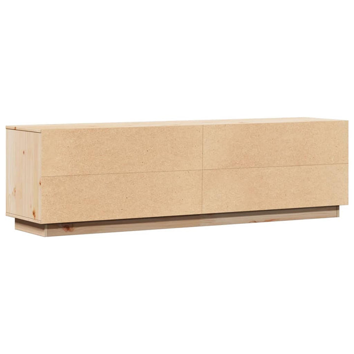 Tv-Bänk 156X37X45 Cm Massiv Furu