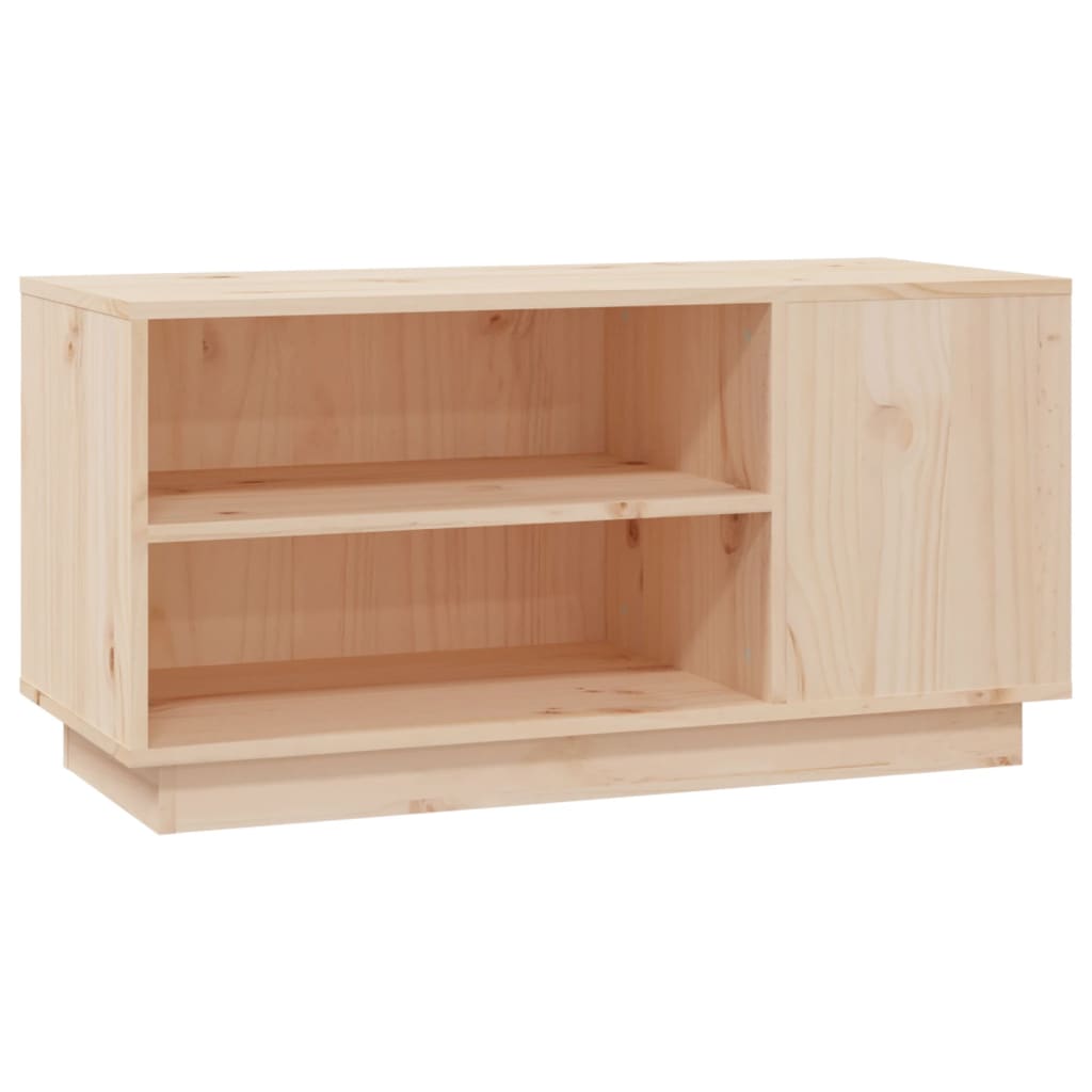 Tv-Bänk 80X35X40,5 Cm Massiv Furu
