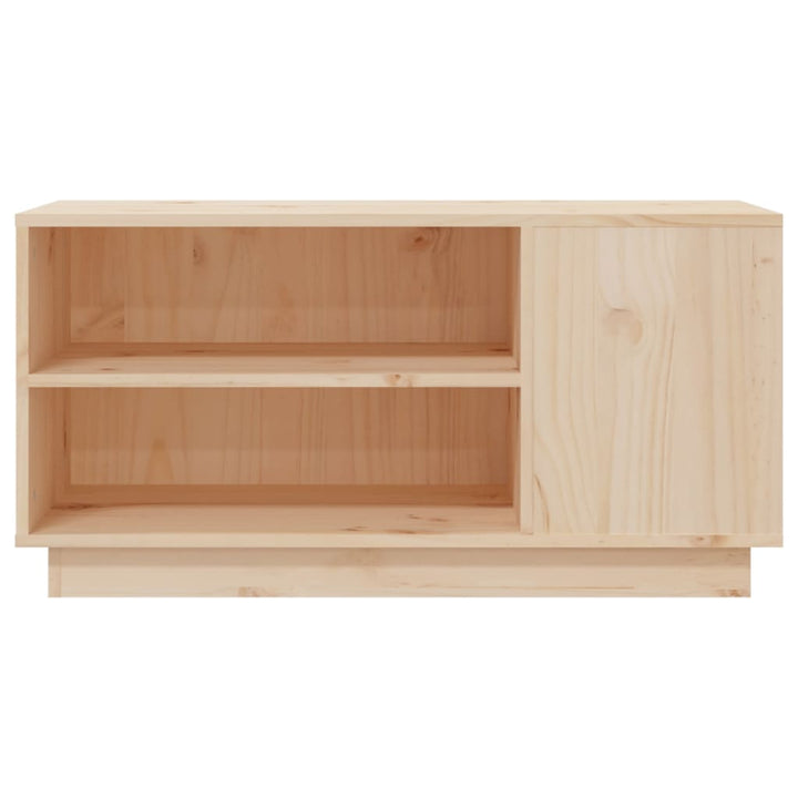 Tv-Bänk 80X35X40,5 Cm Massiv Furu