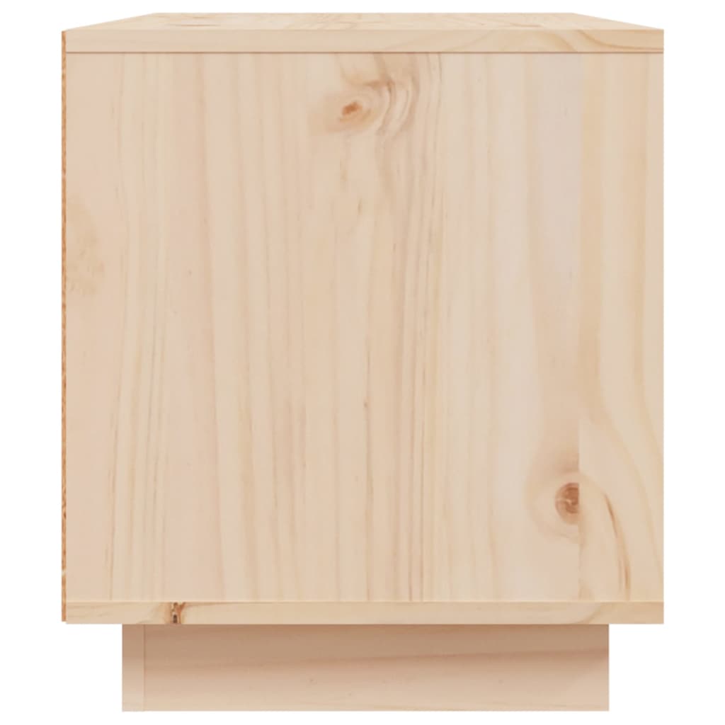 Tv-Bänk 80X35X40,5 Cm Massiv Furu