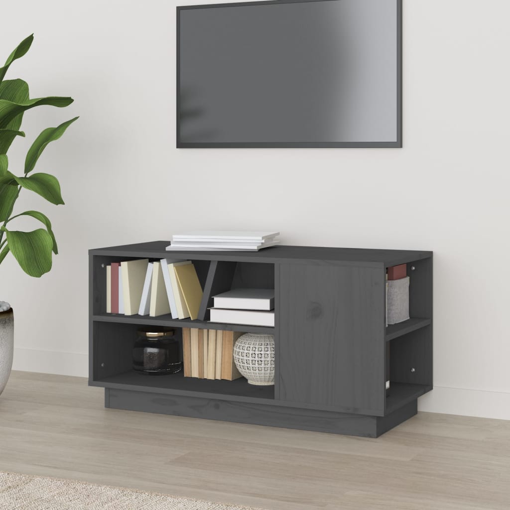 Tv-Bänk 80X35X40,5 Cm Massiv Furu