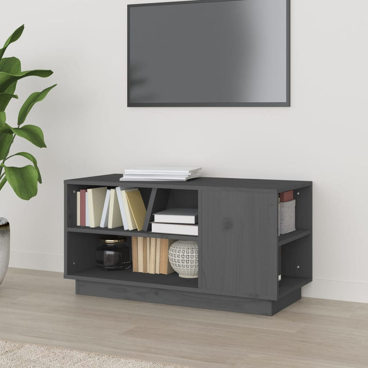 Tv-Bänk 80X35X40,5 Cm Massiv Furu
