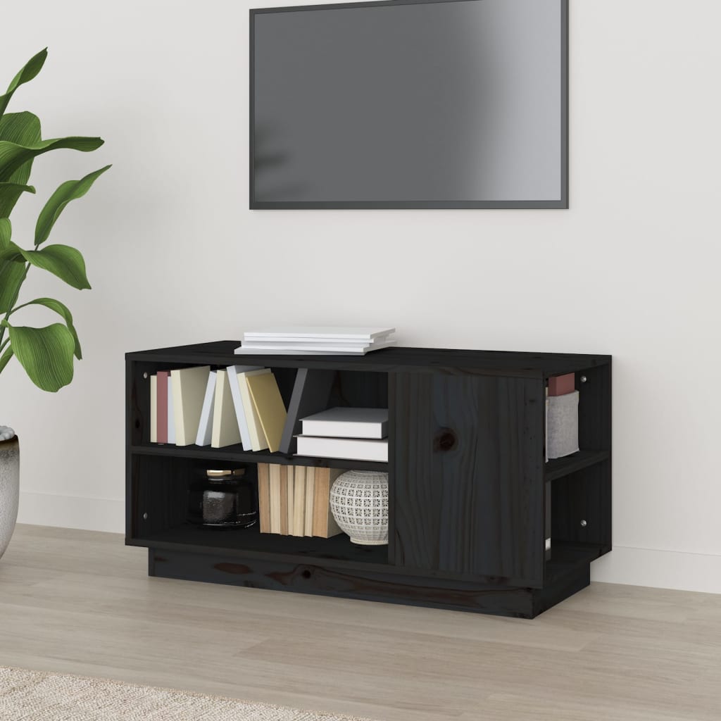 Tv-Bänk 80X35X40,5 Cm Massiv Furu