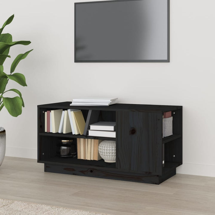 Tv-Bänk 80X35X40,5 Cm Massiv Furu