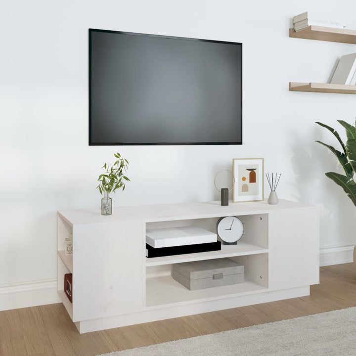 Tv-Bänk 110X35X40,5 Cm Massiv Furu