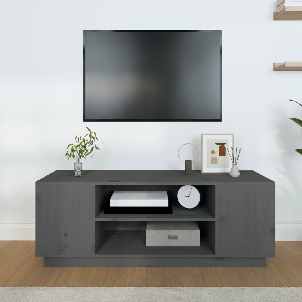 Tv-Bänk 110X35X40,5 Cm Massiv Furu