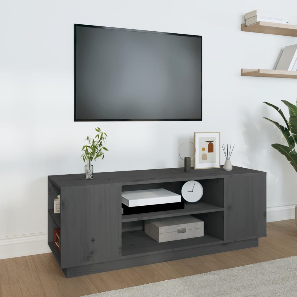 Tv-Bänk 110X35X40,5 Cm Massiv Furu