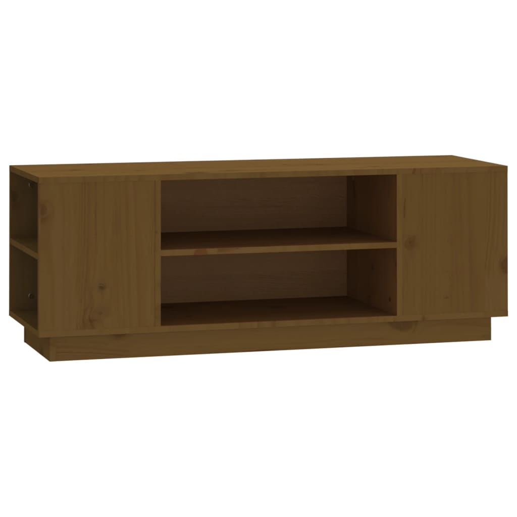 Tv-Bänk 110X35X40,5 Cm Massiv Furu
