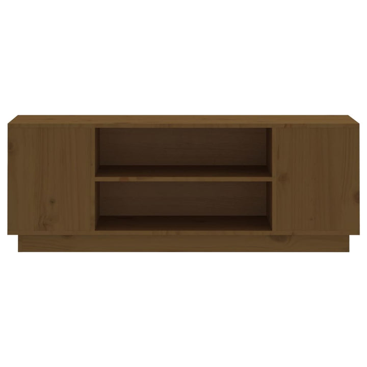 Tv-Bänk 110X35X40,5 Cm Massiv Furu