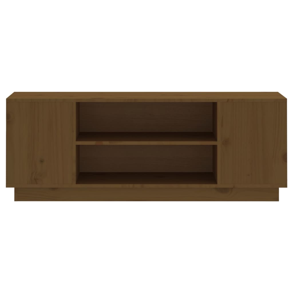 Tv-Bänk 110X35X40,5 Cm Massiv Furu