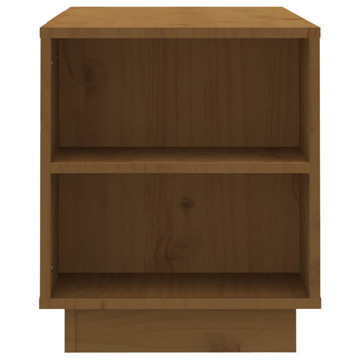 Tv-Bänk 110X35X40,5 Cm Massiv Furu