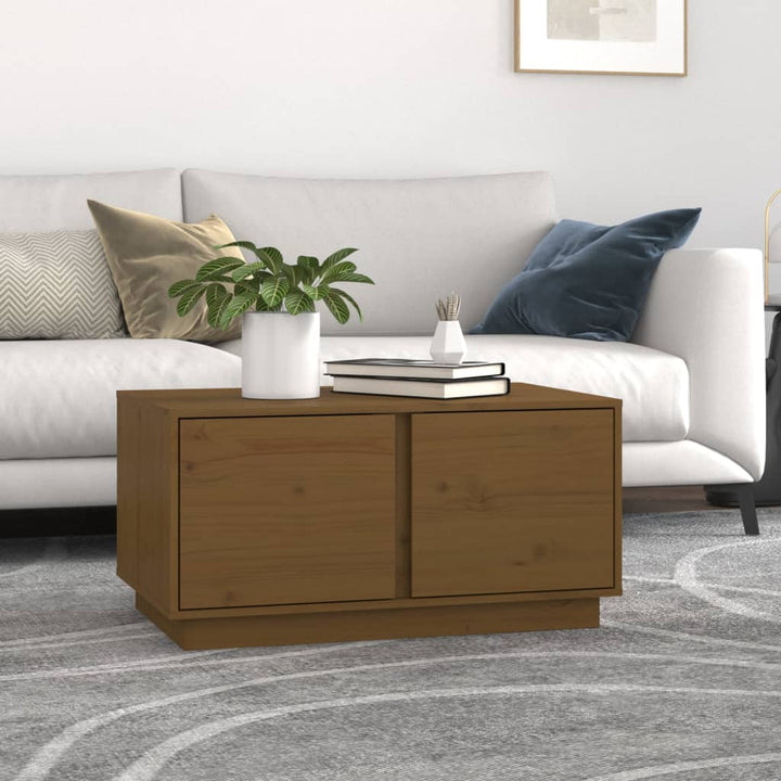 Soffbord 80X50X40 Cm Massivt Furu