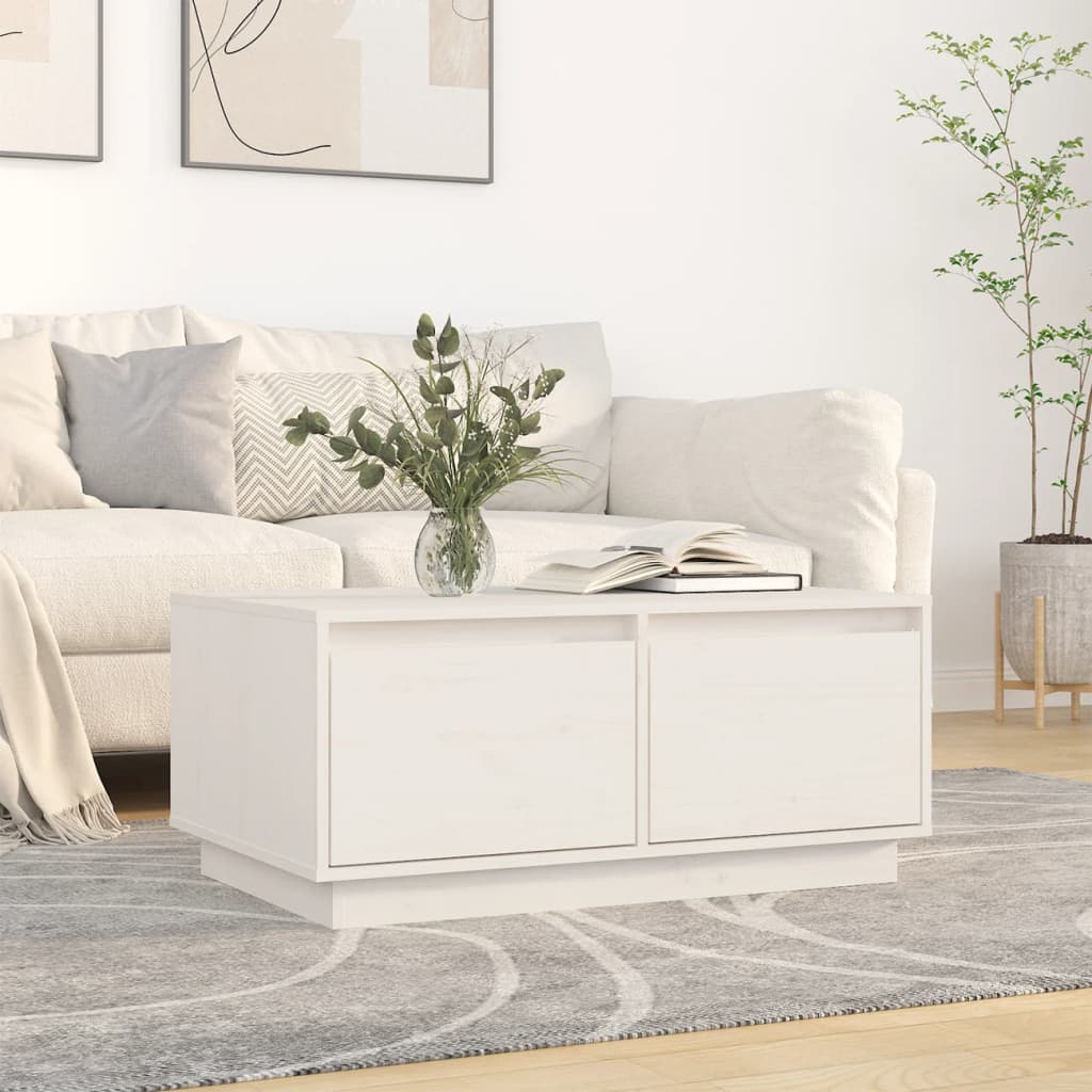 Soffbord 80X50X35 Cm Massivt Furu