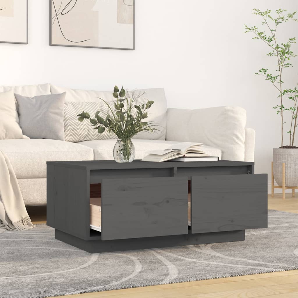 Soffbord 80X50X35 Cm Massivt Furu