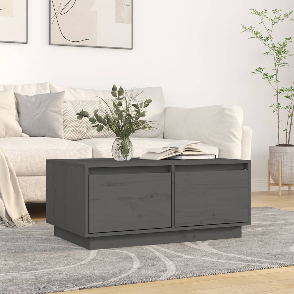 Soffbord 80X50X35 Cm Massivt Furu