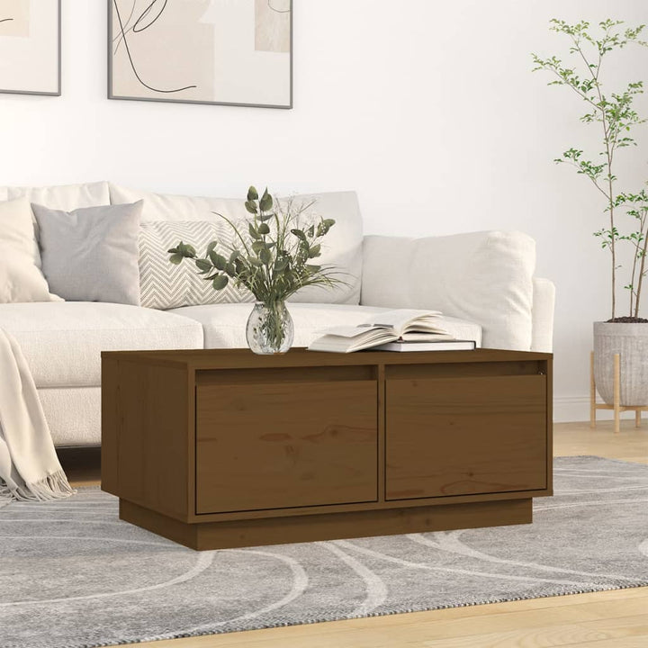 Soffbord 80X50X35 Cm Massivt Furu