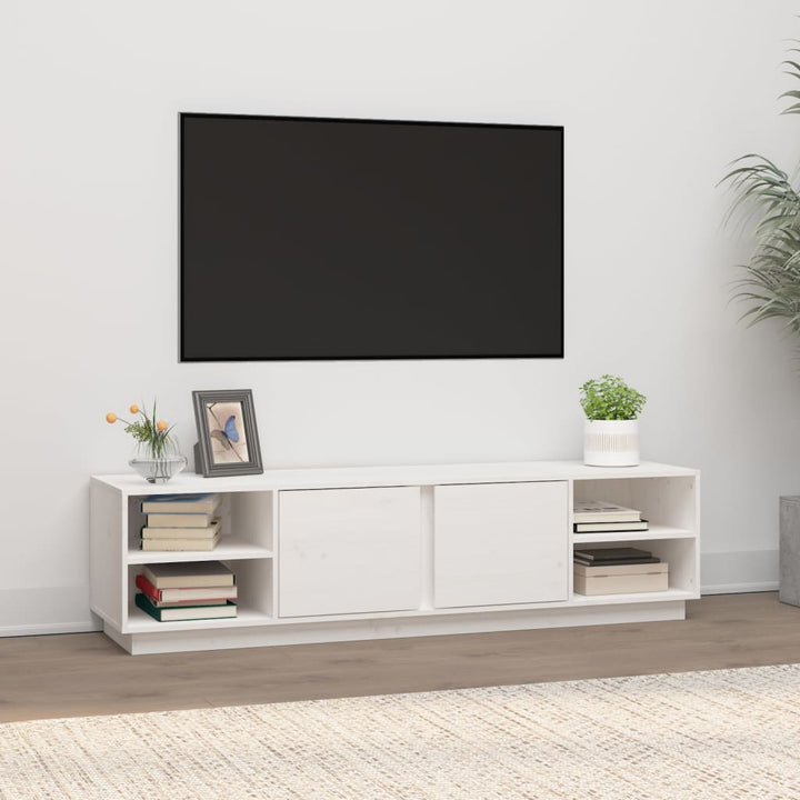 Tv-Bänk 156X40X40 Cm Massiv Furu