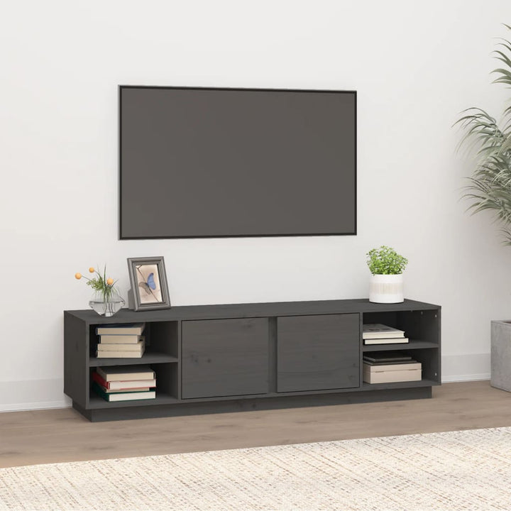 Tv-Bänk 156X40X40 Cm Massiv Furu