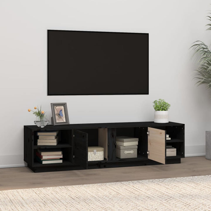 Tv-Bänk 156X40X40 Cm Massiv Furu