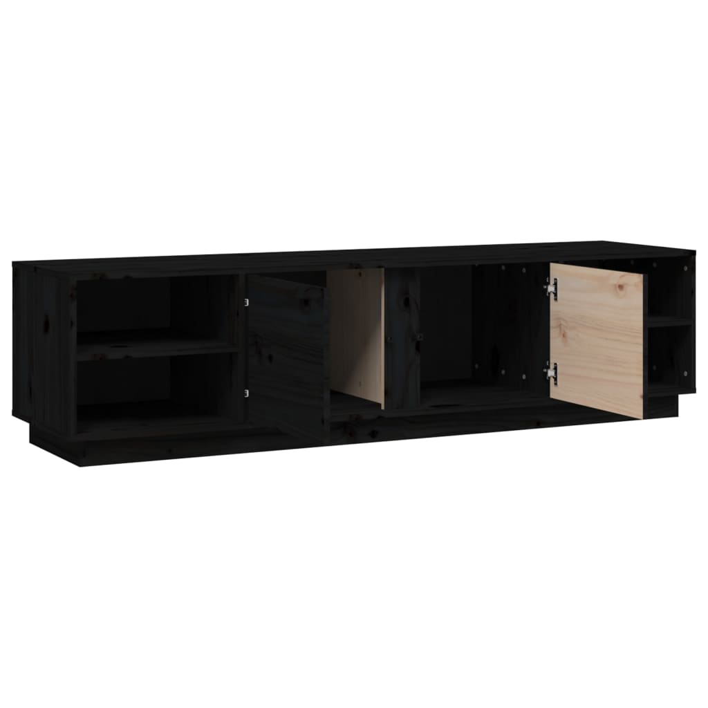 Tv-Bänk 156X40X40 Cm Massiv Furu