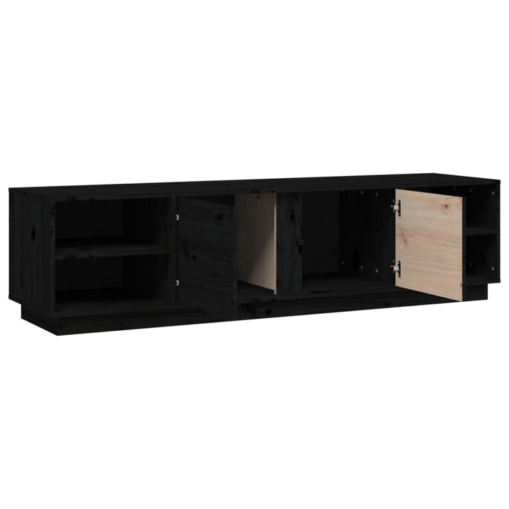 Tv-Bänk 156X40X40 Cm Massiv Furu