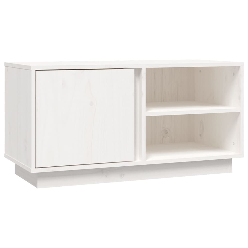 Tv-Bänk 80X35X40,5 Cm Massiv Furu
