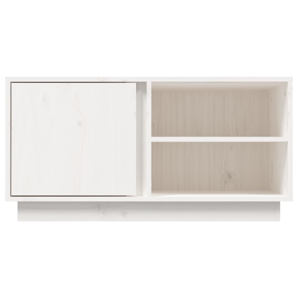 Tv-Bänk 80X35X40,5 Cm Massiv Furu