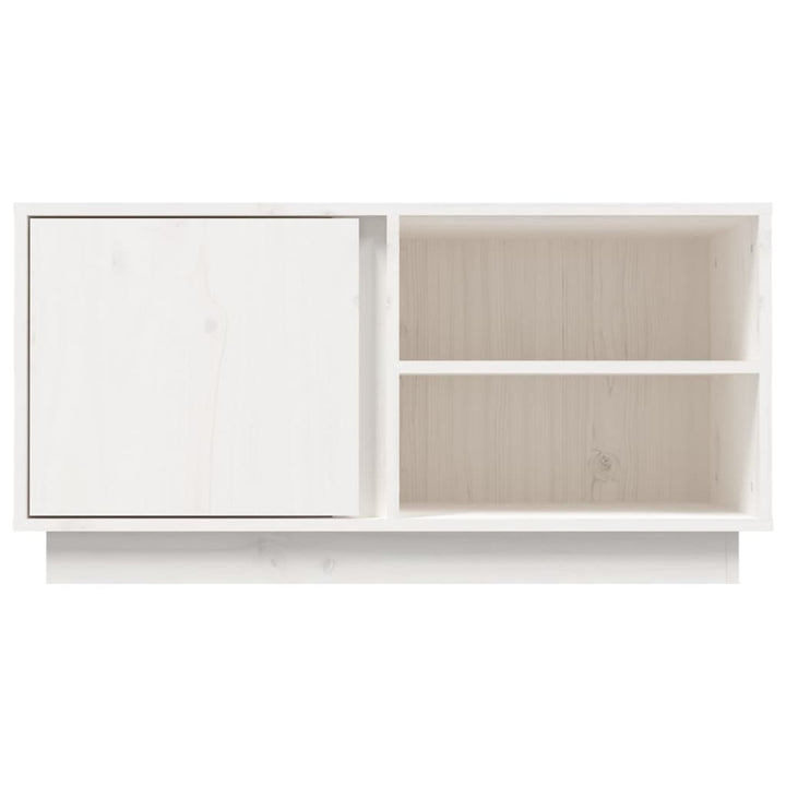 Tv-Bänk 80X35X40,5 Cm Massiv Furu