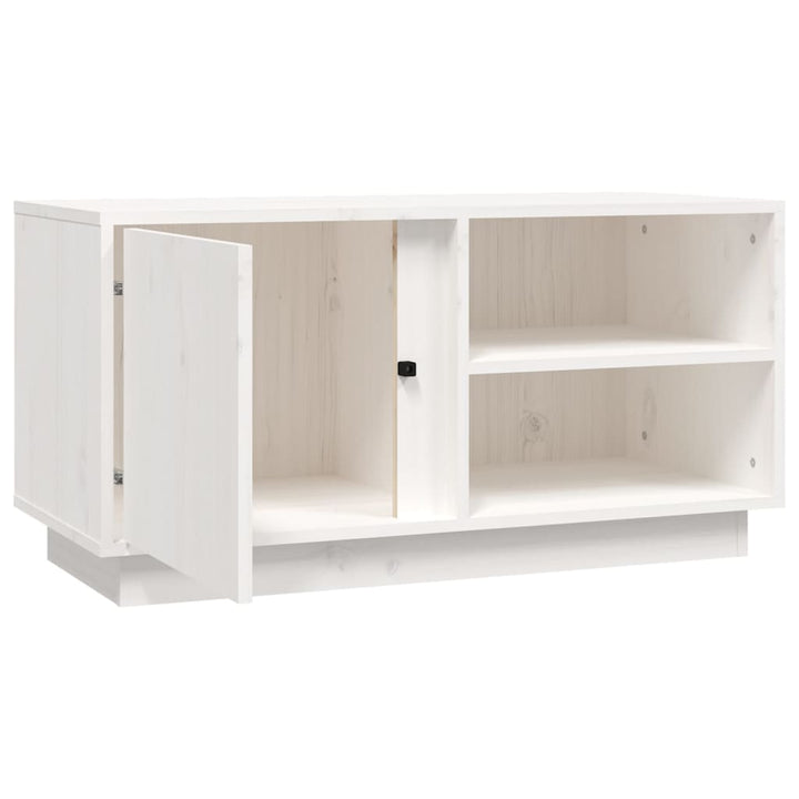Tv-Bänk 80X35X40,5 Cm Massiv Furu