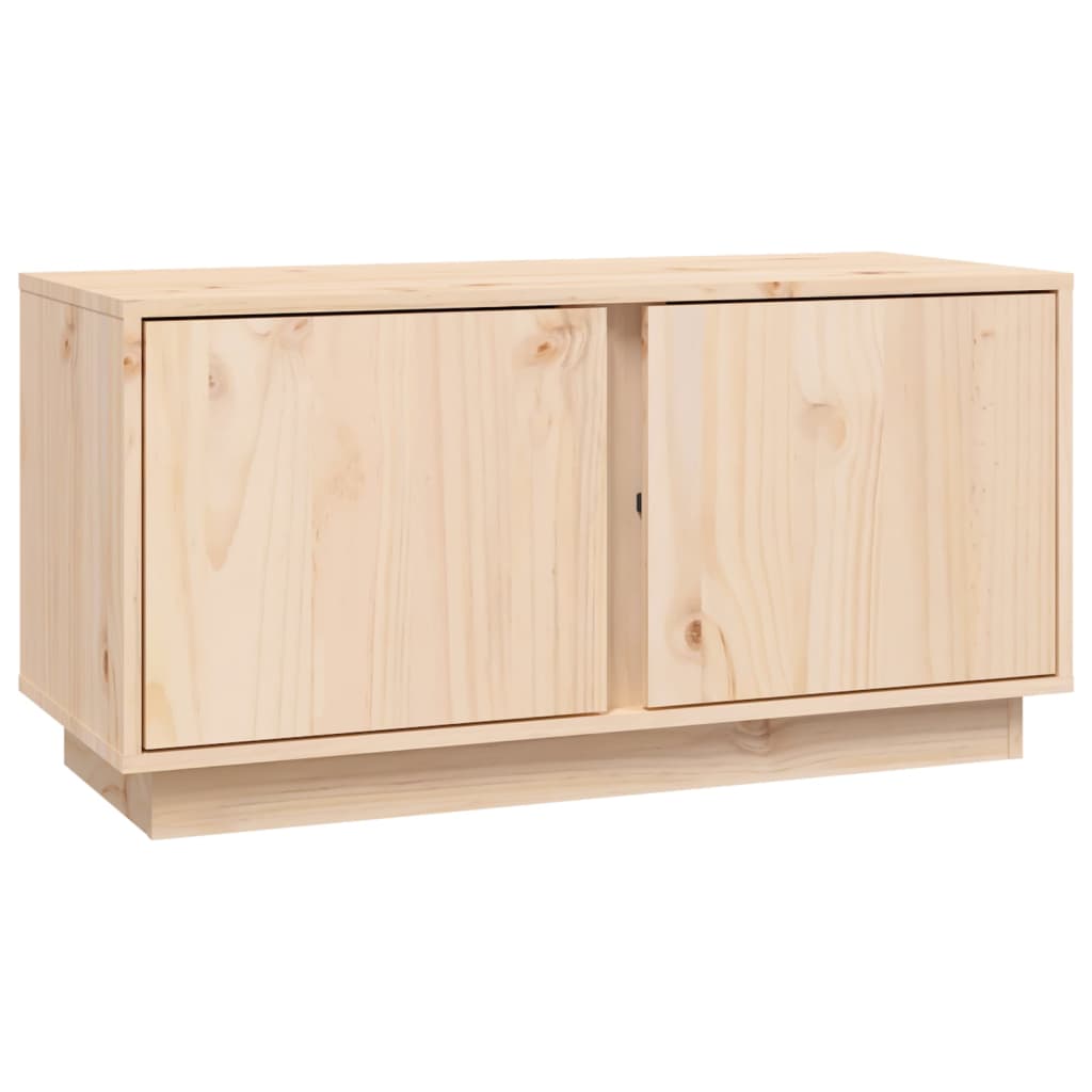 Tv-Bänk 80X35X40,5 Cm Massiv Furu